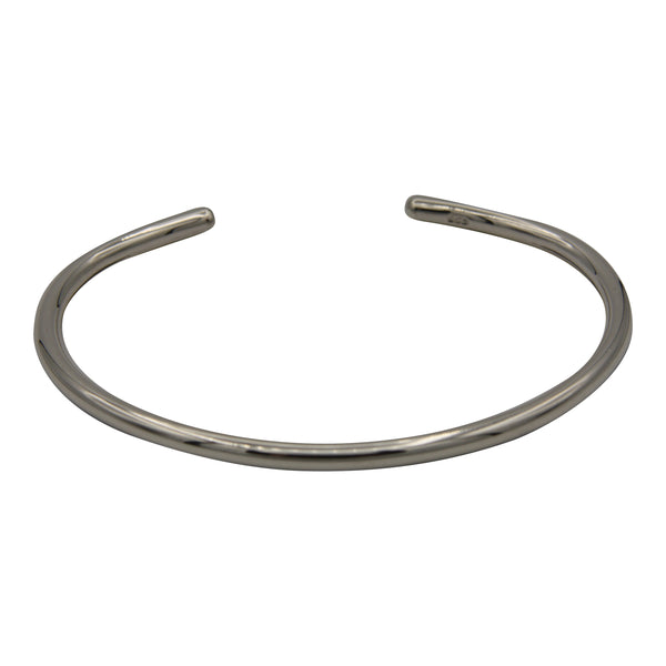 Sterling Silver Rounded Cuff Bracelet – Klaebu